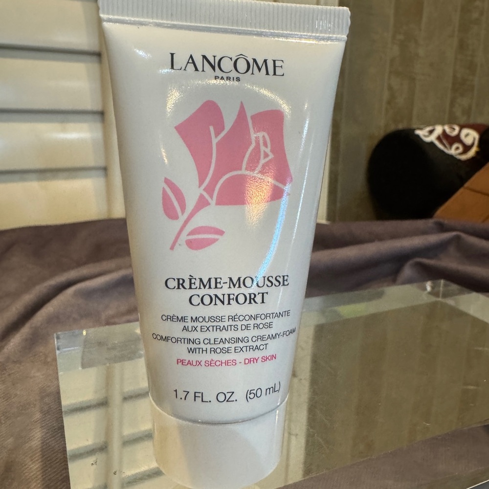 Lancome Crème-Mousse Confort - White and Pink 1.7 fl oz